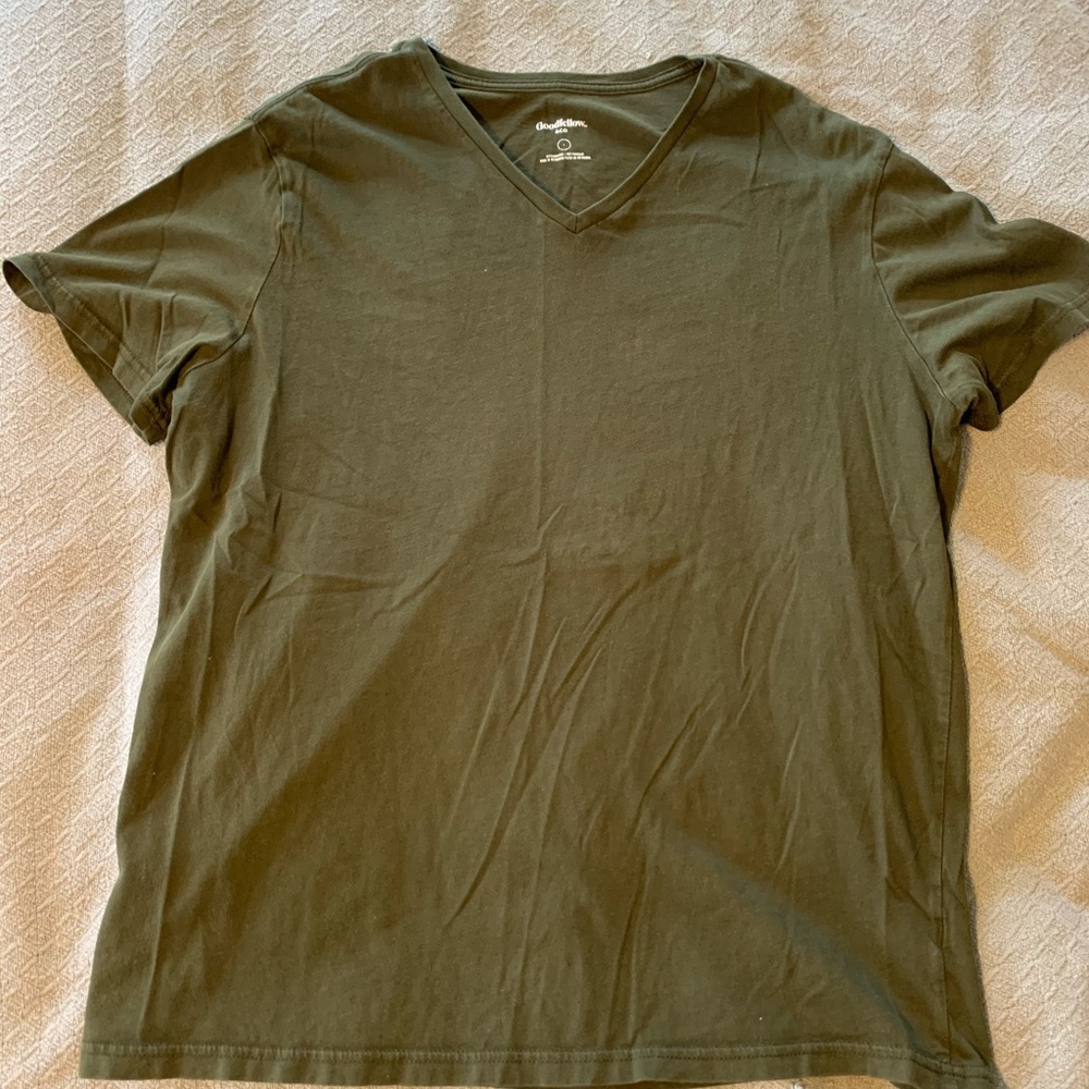 Men’s v neck shirt sleeve t shirt